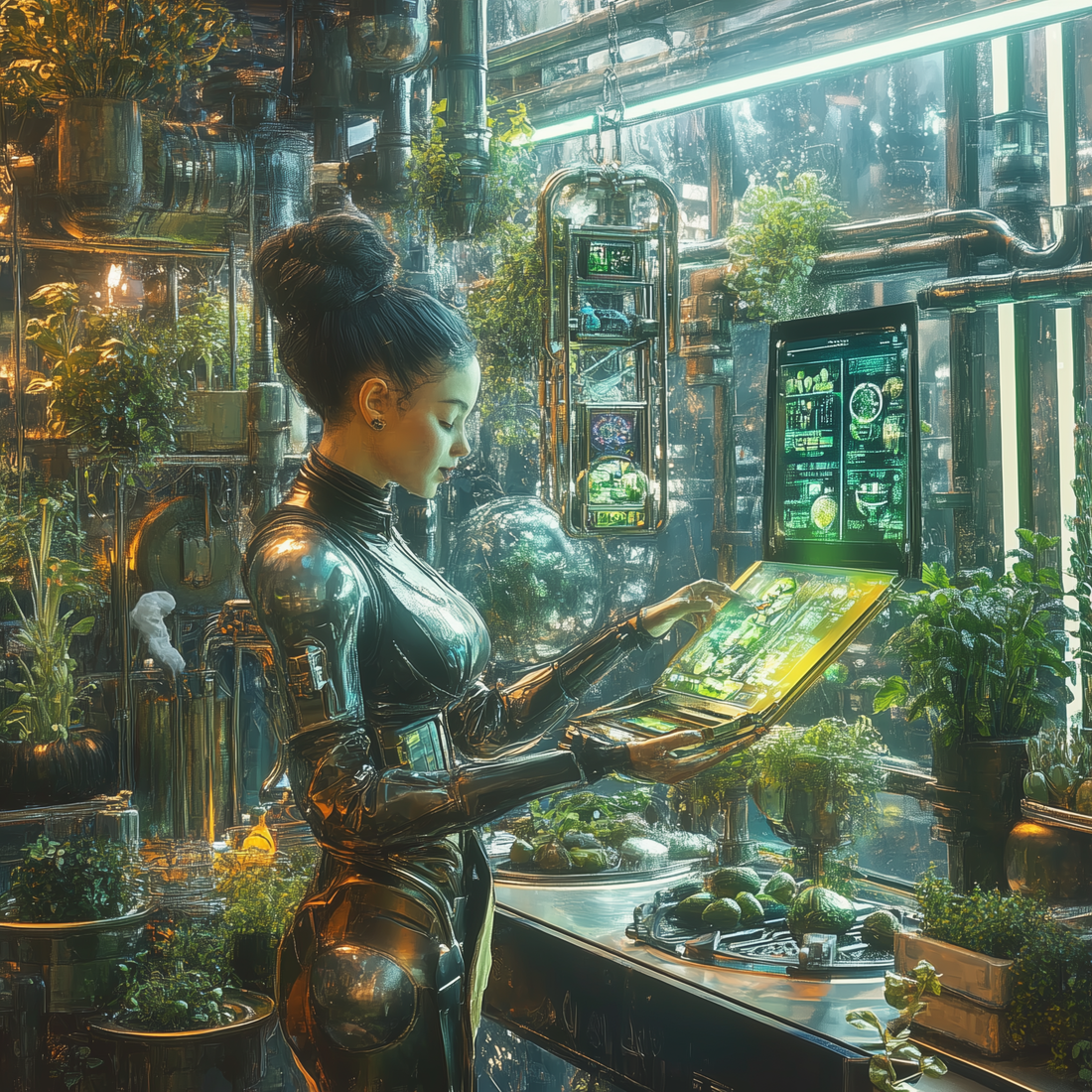 Aquarius’ Futuristic Feast: Avocado & Exotic Herbs for Cosmic Innovation
