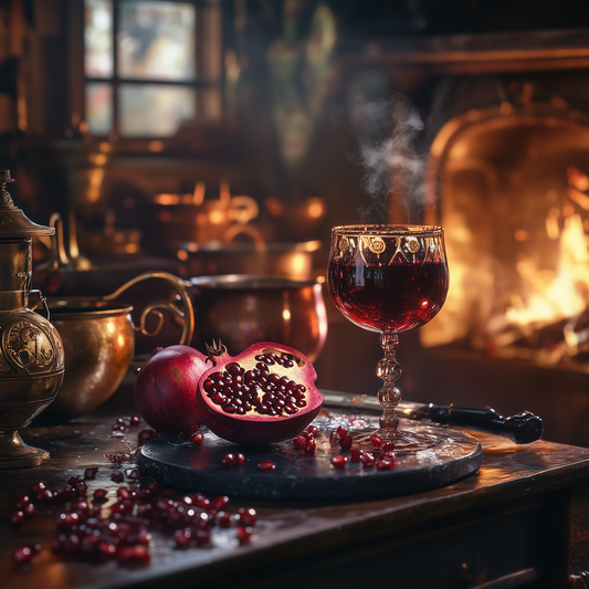 Scorpio’s Dark Desire: Pomegranate and Wine for Passion & Power